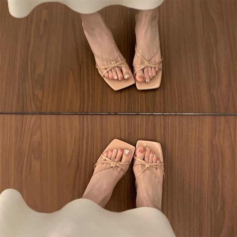Strappy Nude Sandals