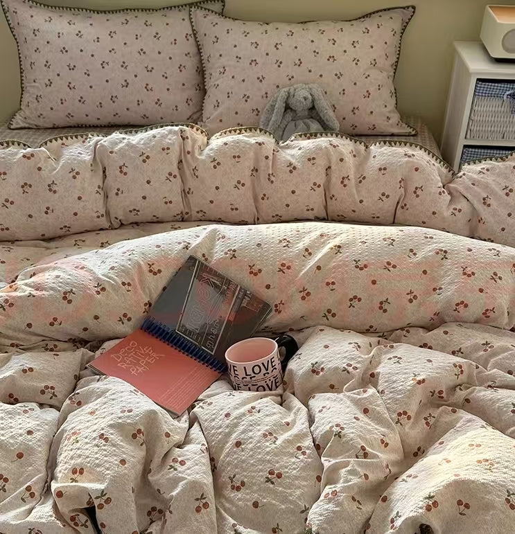 Four-piece cotton bed