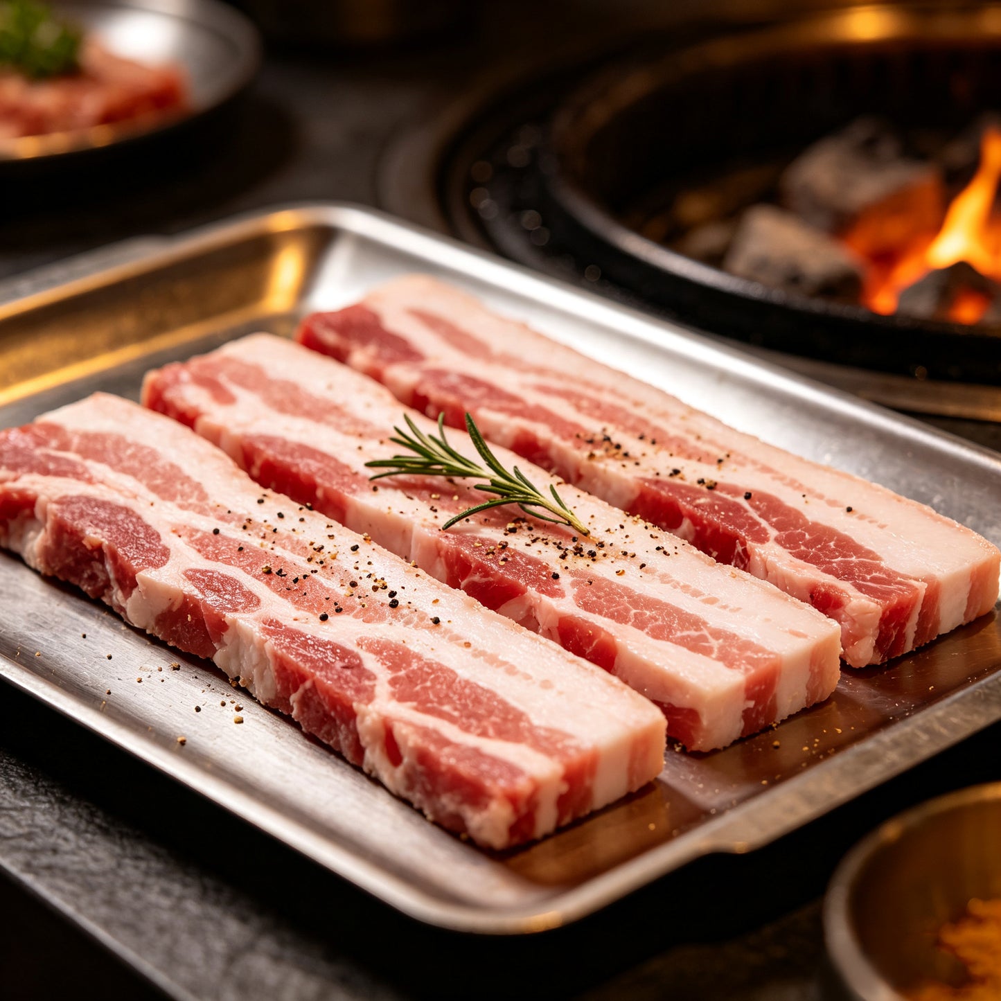 Soul of K‑BBQ · Thick‑Cut Pork Belly