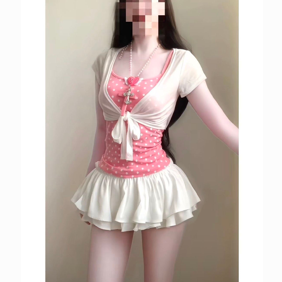 pink skirt