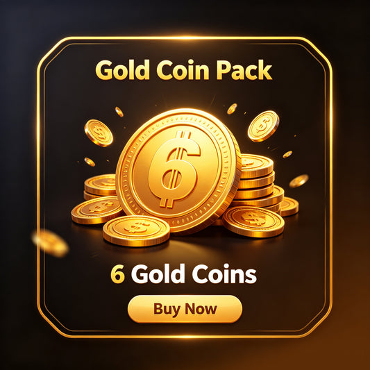 6 gold coin