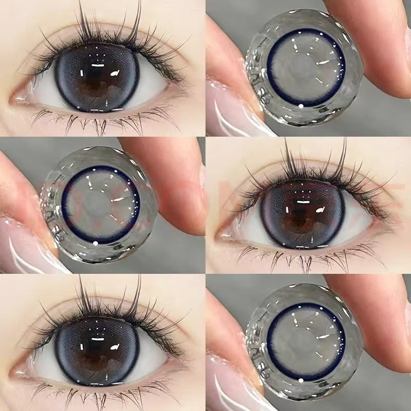 Throw 10 pieces of Cosmetic Contact Lenses every day.