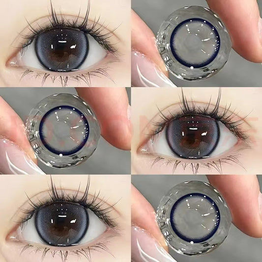 Throw 10 pieces of Cosmetic Contact Lenses every day.