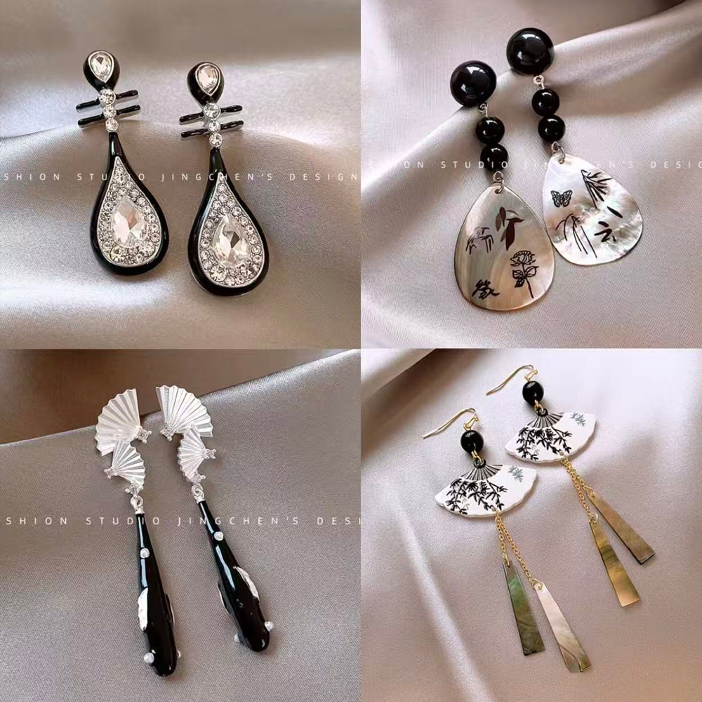 Chinese-style earrings （Choose one out of four