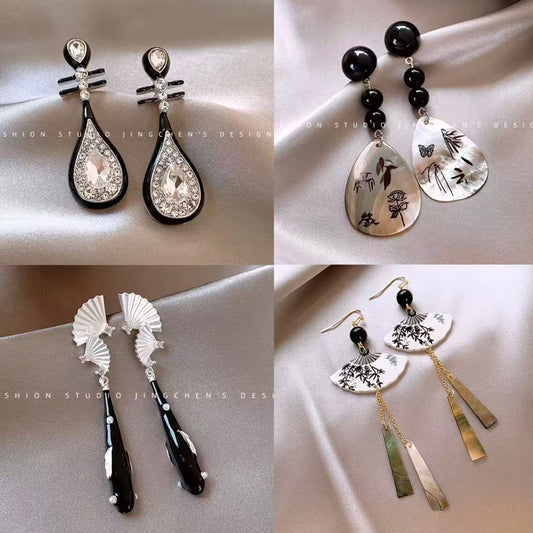 Chinese-style earrings （Choose one out of four