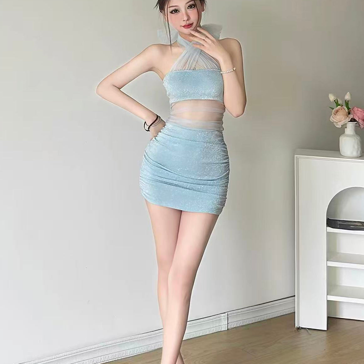 Mermaid bodysuit skirt