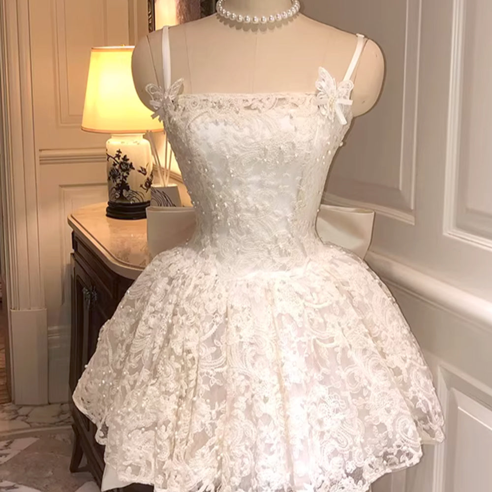 lace bandeau dress
