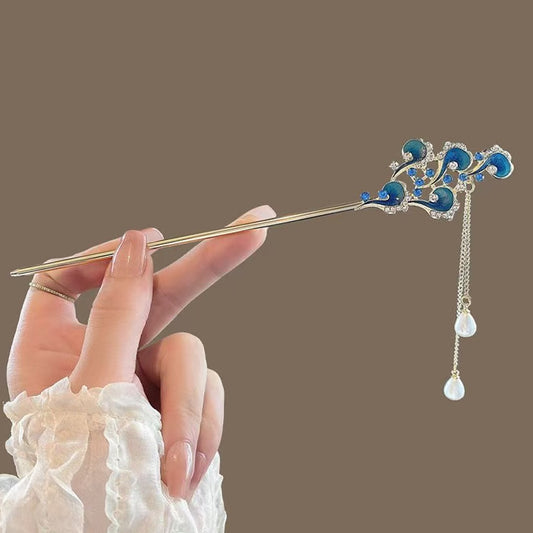 vintage tassel hairpin