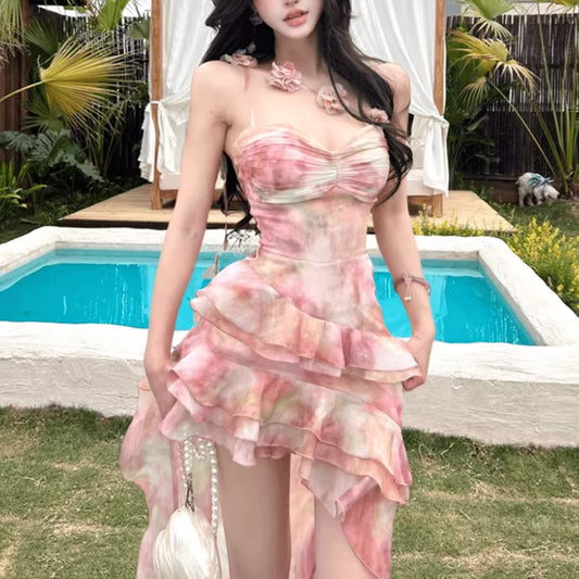 French floral dress