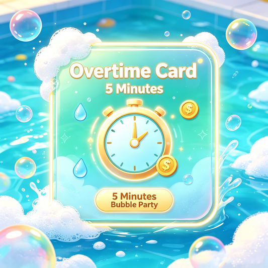 Overtime card (five minutes)