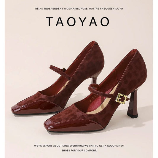French Mary Jane heels