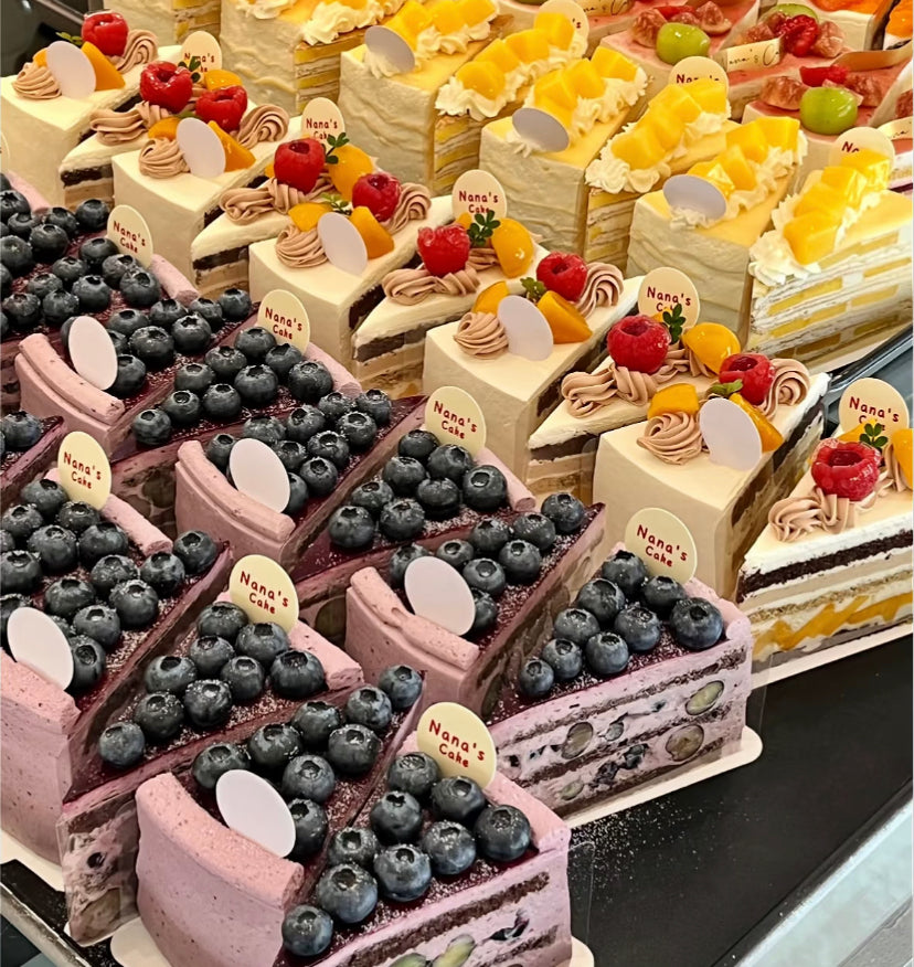 Cut the cake into pieces