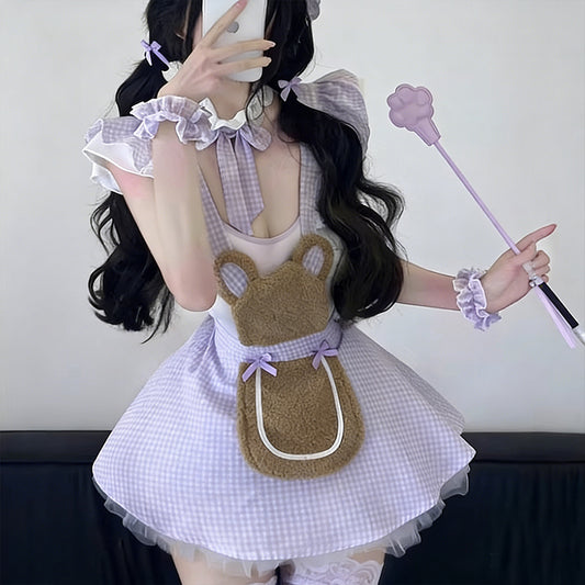 Puff skirt set