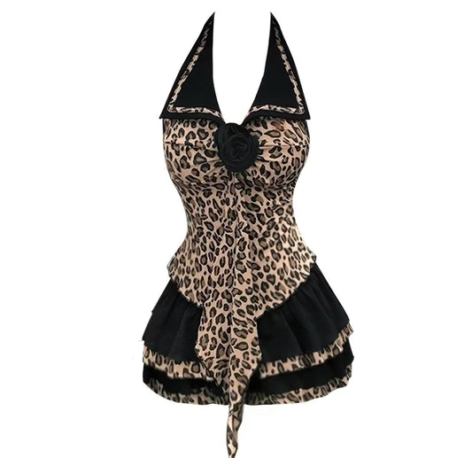 Leopard print dress