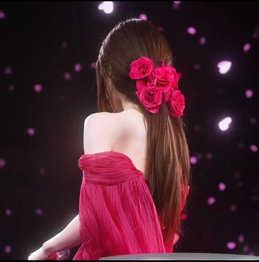 Flower Hair Claw Clip