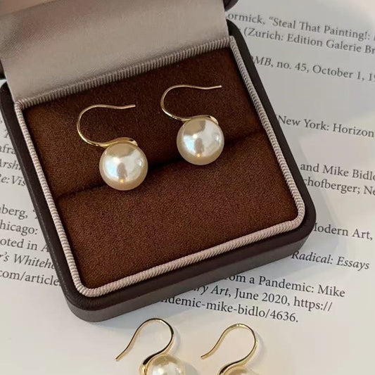 Pearl Hook Earrings