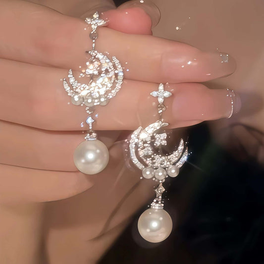 moon earrings